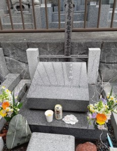 後藤先生の墓2020年